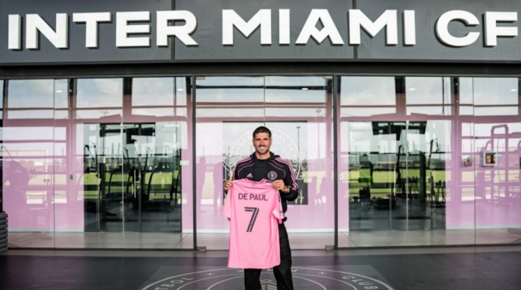 包含德保罗将加盟迈阿密国际转会费1500万欧元的词条  第1张