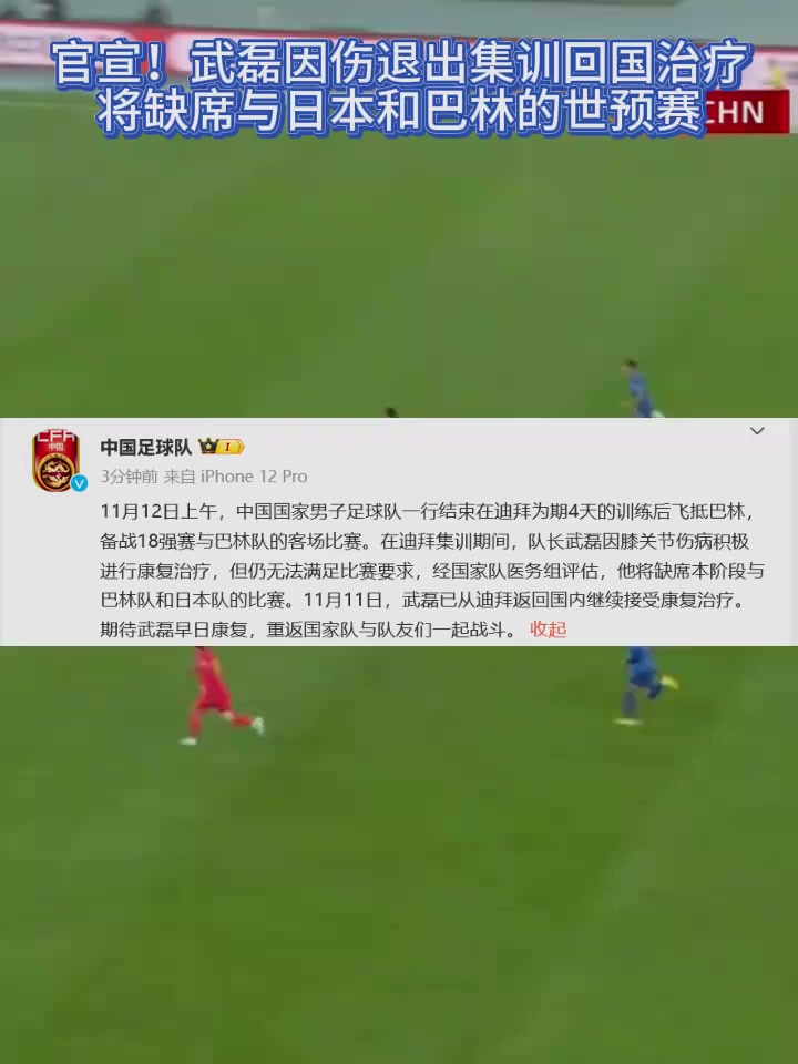 武磊因伤无缘国足生死战退出本期集训的简单介绍